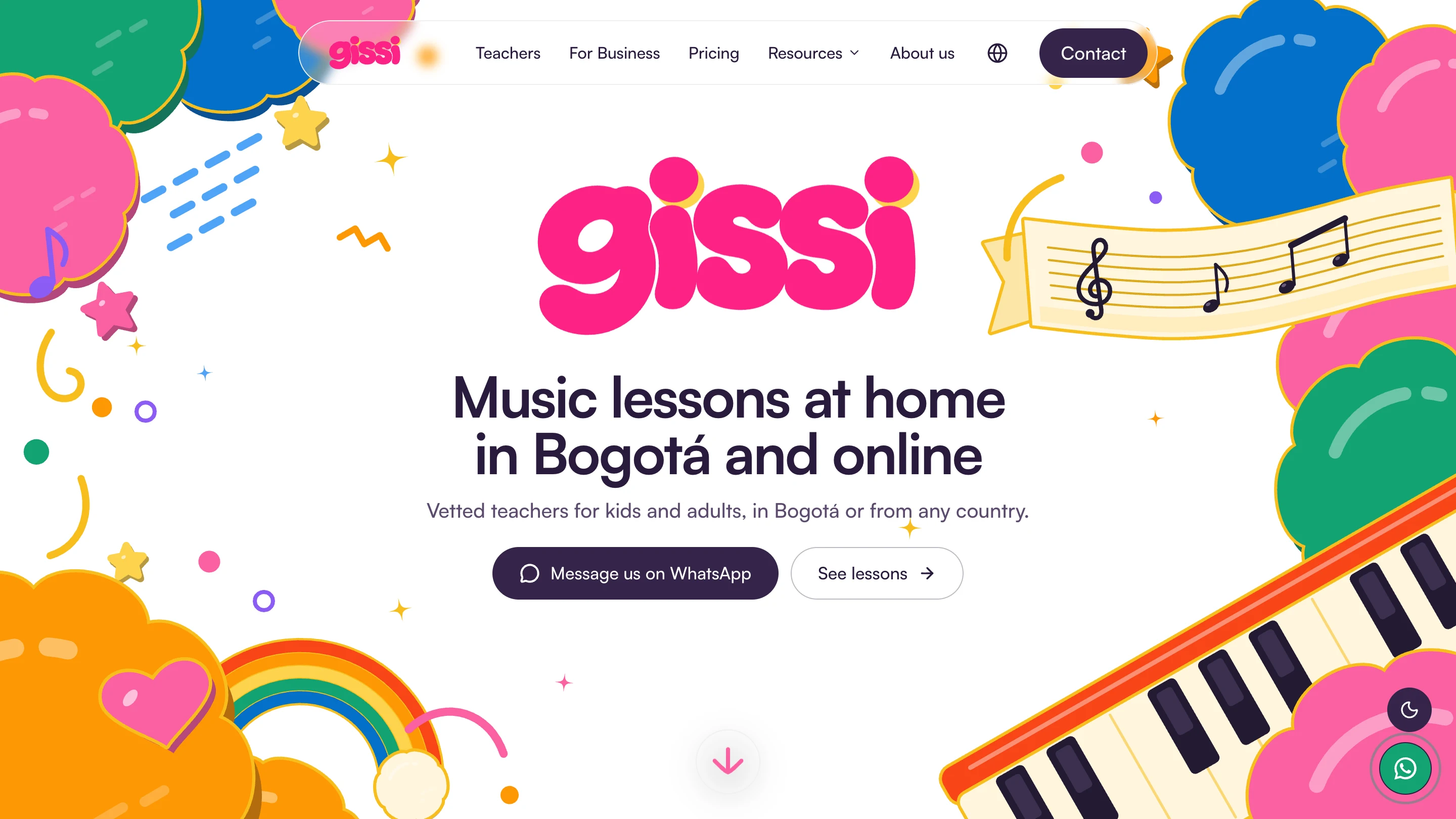 Gissi — website preview