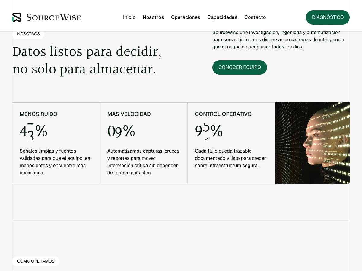 SourceWise: From data to decisions